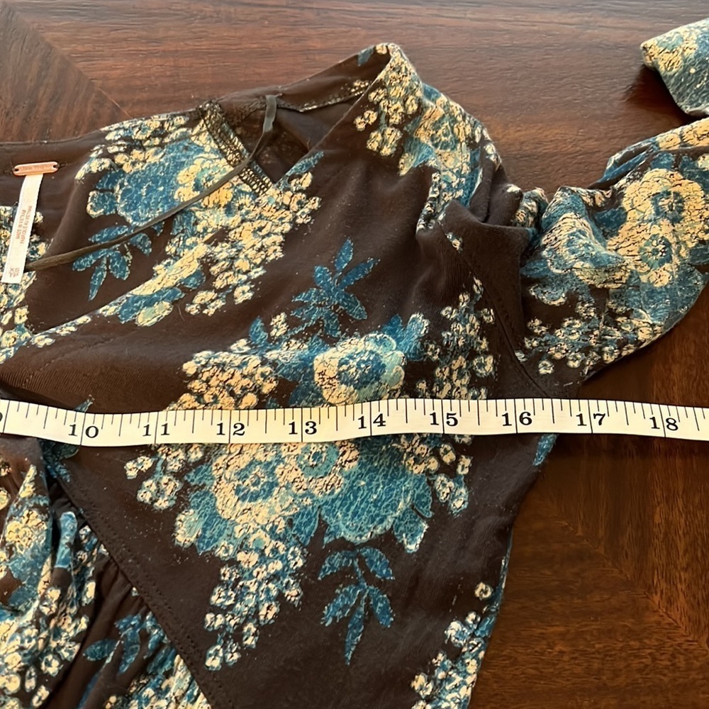 Free People | Floral Babydoll Tunic | Size XS - Picture 9 of 10